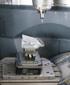 optimal component alignment | hypermill best fit | stihl – An optimal component position can be achieved after adapting the toolpaths with <em>hyper</em>MILL<sup>®</sup> BEST FIT. Machining can be started after a verification measurement has been performed. 