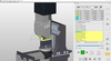  – The Optimizer module in <em>hyper</em>MILL<sup>®</sup> VIRTUAL Machining Center was particularly helpful in the programming process. It pre-emptively recognized that the component could not be processed in the basic orientation due to X-axis limits and automatically provided a solution for a position that worked.