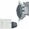  – <em>hyper</em>MILL<sup>®</sup> TURNING Solutions: 車床的轉臺支架，配備一個轉臺、一個正主軸和 Siemens 控制系統