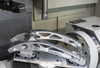 swing arm | the alpha bike | north bucks machining – Swing arm on 5-axis machine