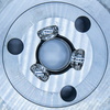  – Trisphere disc: The cold-forged part (right) is required in steering systems. The forging tool includes a forging die (left). Thanks to automation, the programming time was able to be reduced from 30 minutes to ten minutes.<br /><em>Image: WTZ thyssenkrupp Presta </em>