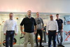 group | open mind | stihl – Representan el éxito de un equipo: (de izquierda a derecha) Aleš Vurušič, director de cuentas clave de OPEN&nbsp;MIND, Boris Matuschka, jefe de grupo de fabricación aditiva y CNC para la fabricación de piezas de prueba de STIHL, Benjamin Gruber, técnico de STIHL, Steffen Völker, director técnico de cuentas clave de OPEN&nbsp;MIND, y Manfred Guggemos, director de producto de OPEN&nbsp;MIND. 