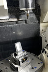  – 5-axis machining at PBE on the Mazak i500