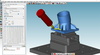  – <em>hyper</em>MILL<sup>&reg;</sup>’s 5-axis Rest&nbsp;Machining provides the automatic calculation of tool tilt angles to eliminate unnecessary machine tool movement. This allows higher feedrates and better surface finish to be achieved, while reducing inputs from the CAM&nbsp;programmer. The tip of a barrel&nbsp;cutting tool has a very sturdy ball&nbsp;end&nbsp;mill.