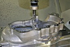 crankcase machining | gepe | motorsports – Crankcase machining on Hardinge Bridgeport XR 60